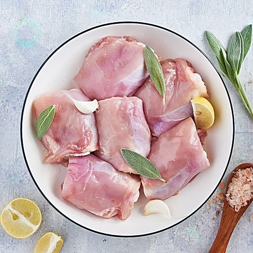 Chicken Thigh Boneless - Slices — 500g pack