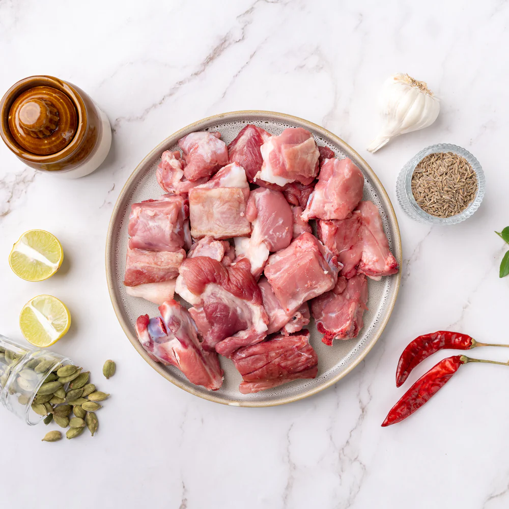 Mutton Curry Cut - Small Pieces — 500g pack