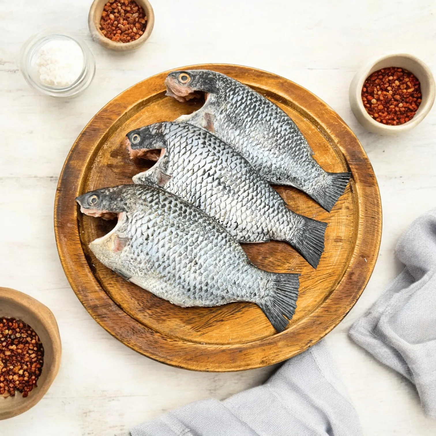 Tilapia - Cleaned & Gutted — 500g pack